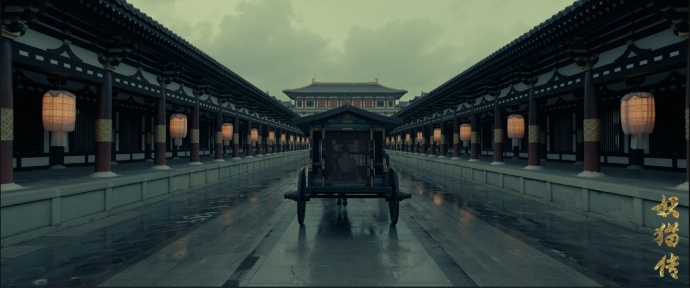 《妖猫传》剧照，注意看天气（地上的水是为了突出质感）